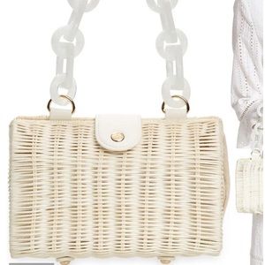Paige Wicker Clutch by BTB Los Angeles